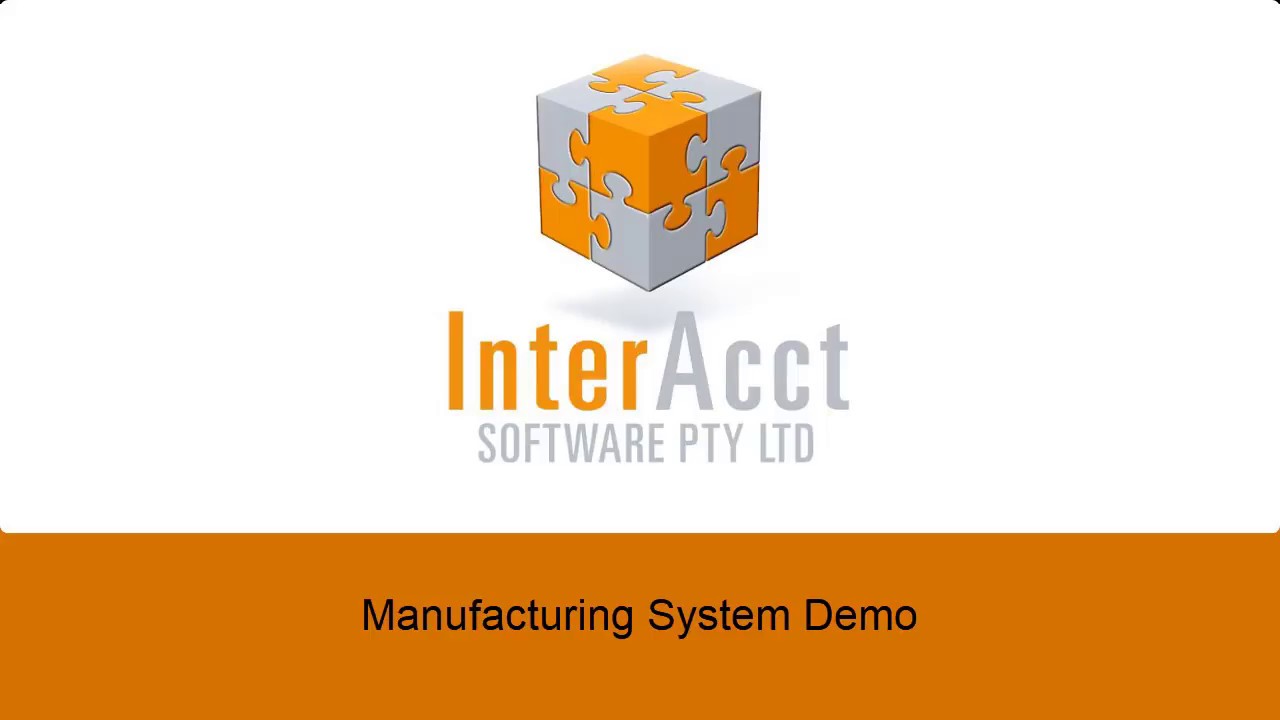 InterAcct Software Bill of Materials Manufacturing System