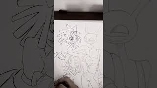 UltraSpeedPaint Digital Circus #entintado #drawing #dibujo #digitalcircus #pomni #jax #raghata