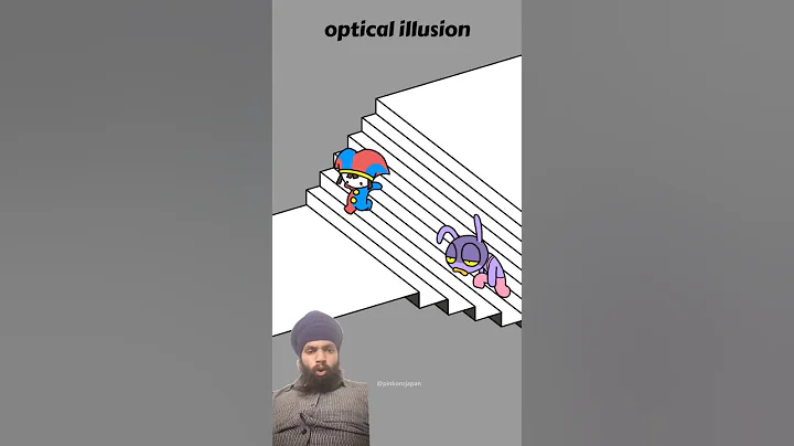 How is this possible?😱3D Trick Art😱Optical Illusion Animation part 3 by Pomni x Jax🥰#3d #shrots