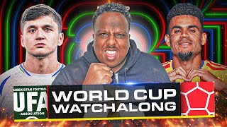 Uzbekistan vs Colombia LIVE World Cup Watch Along