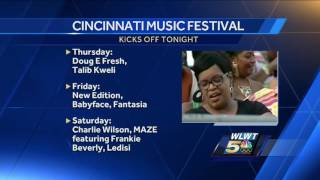 Cincinnati Music Festival kicks off Thursday