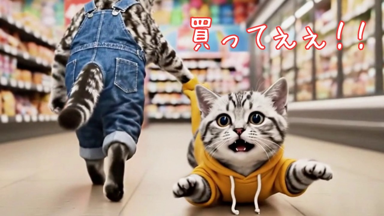 【悲報】頑張って取った巨大チョコを没収された子猫、ペロキャンで全てを忘れる