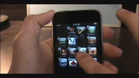iPod Touch Glitch: Make Icons Run Away From You