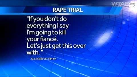 Rape suspect questions alleged victims in trial