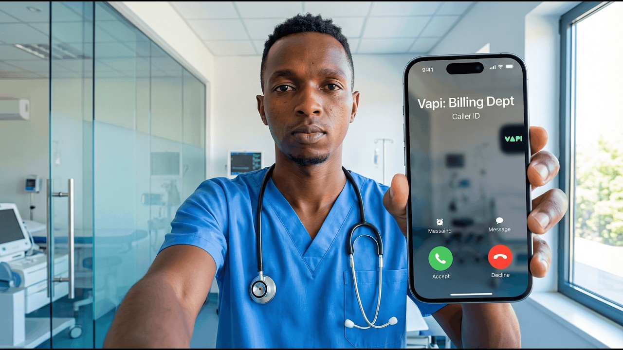 Vapi AI voice agent demo handling clinic calls