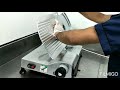 Step How to clean Slicer machine