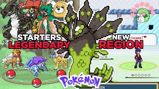 COMPLETED Pokemon GBA Rom with New Region, Legendary Starters, New Story, Legend Events and More!