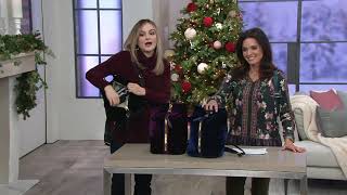 Aimee Kestenberg Velvet Backpack - Tamitha on QVC - YouTube display picture 1