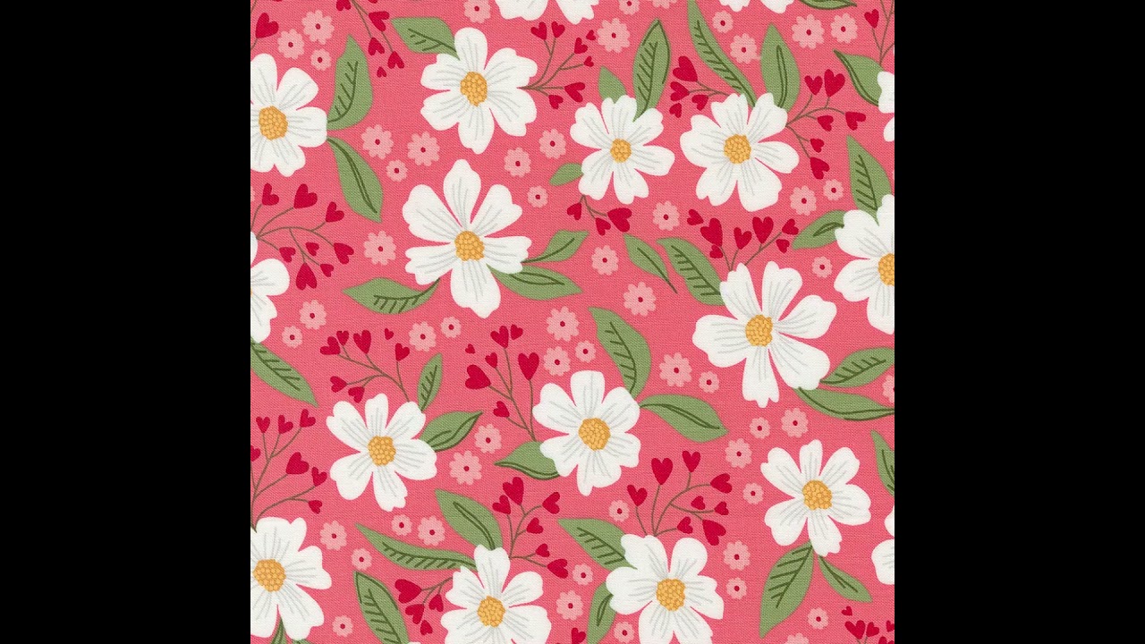 Love Blooms Fabric Range From Moda Fabrics By Lella Boutique. Video By The Stitchery Dorset 