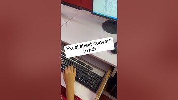Excel Sheet Convert to PDF📂 #excelwalesir #excel #exceltricks #ytvideoshorts #shortvideo #viral
