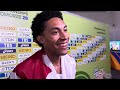 Christopher Morales-Williams after running 44.76 Championship record to win 2026 World Indoor 400