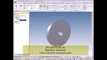 IronCAD - How to Spin (Revolve) a part