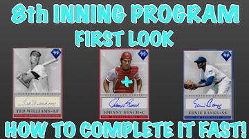 8TH INNING PROGRAM FIRST LOOK!!! + HOW TO FINISH THE PROGRAM FAST || MLB THE SHOW 19 DIAMOND DYNASTY