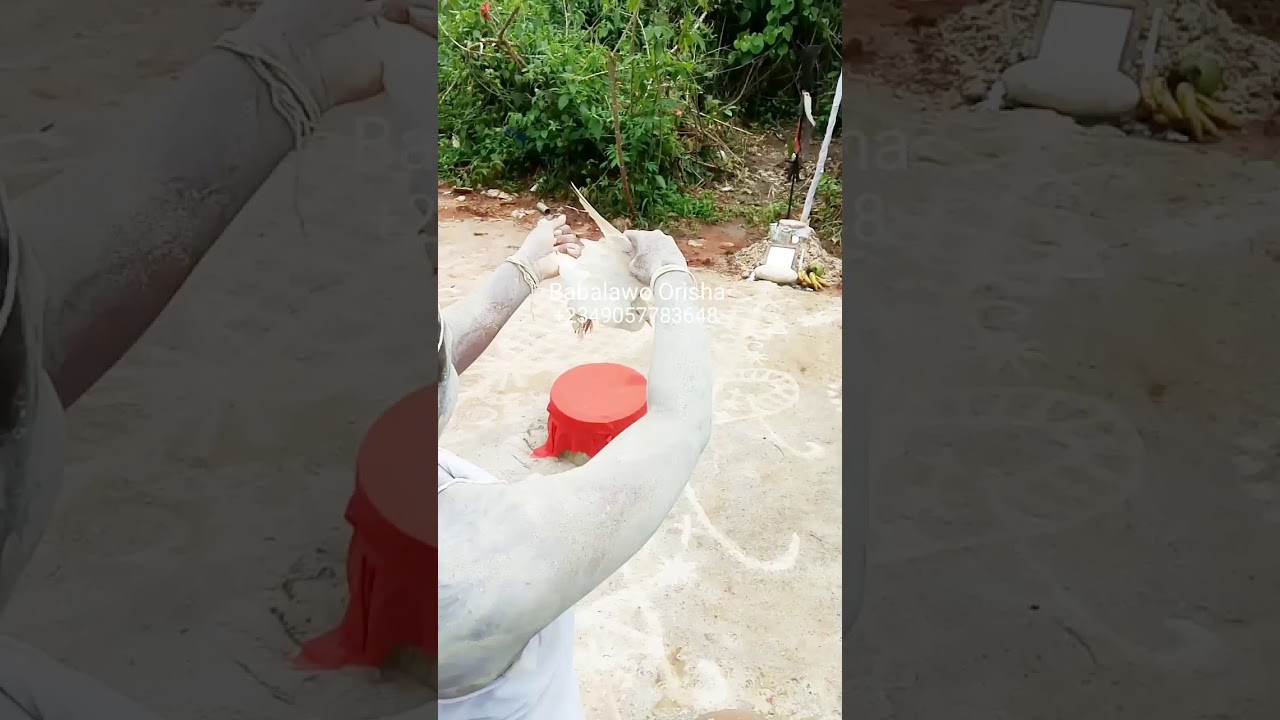 WATER GODDESS POT BROUGHT TO MY SHRINE FROM OVIA RIVER