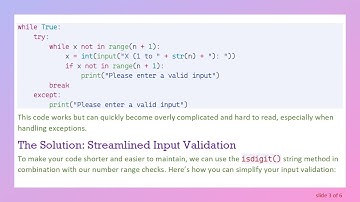 Restricting User Input to a Number Range in Python: A Simplified Approach