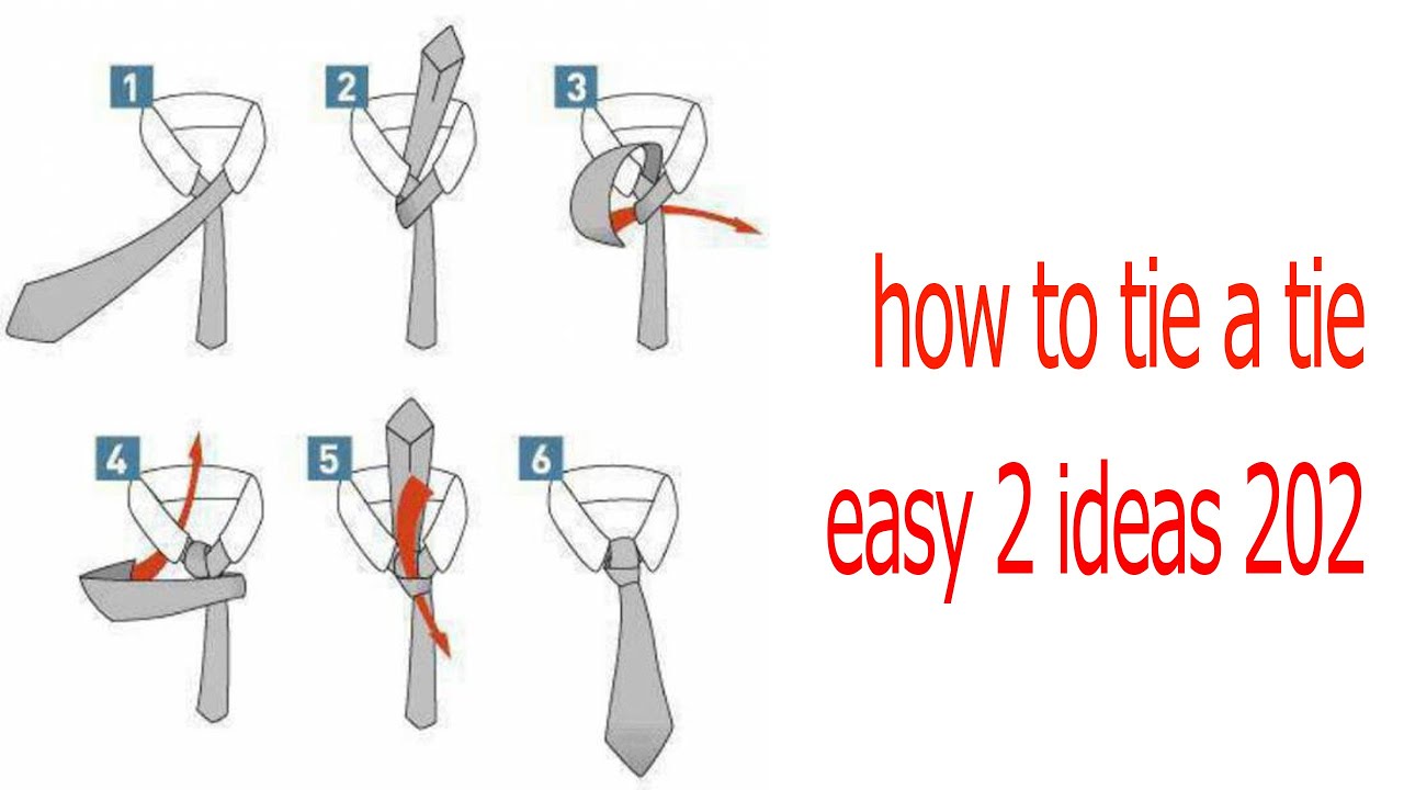 how to tie a tie easy 2 ideas 2022 YouTube