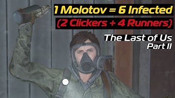 The Last of Us 2 - Molotov kills [1 vs 6 Infected]