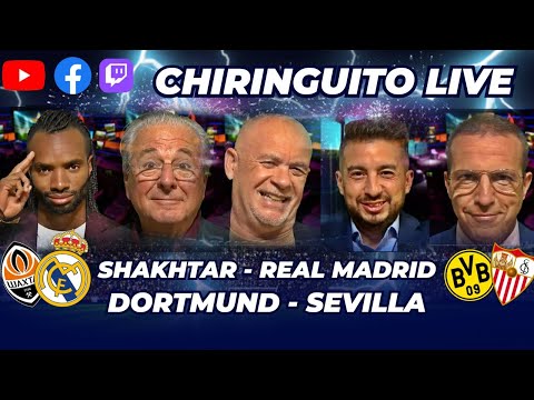 💥SHAKHTAR-REAL MADRID y DORTMUND-SEVILLA, en directo | ChiringuitoLive de CHAMPIONS