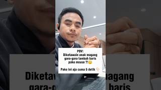 Cara Cepat Tambah Baris di Excel#excel #excelshortcuts #msexcel #excelpemula #shorts #feedshorts