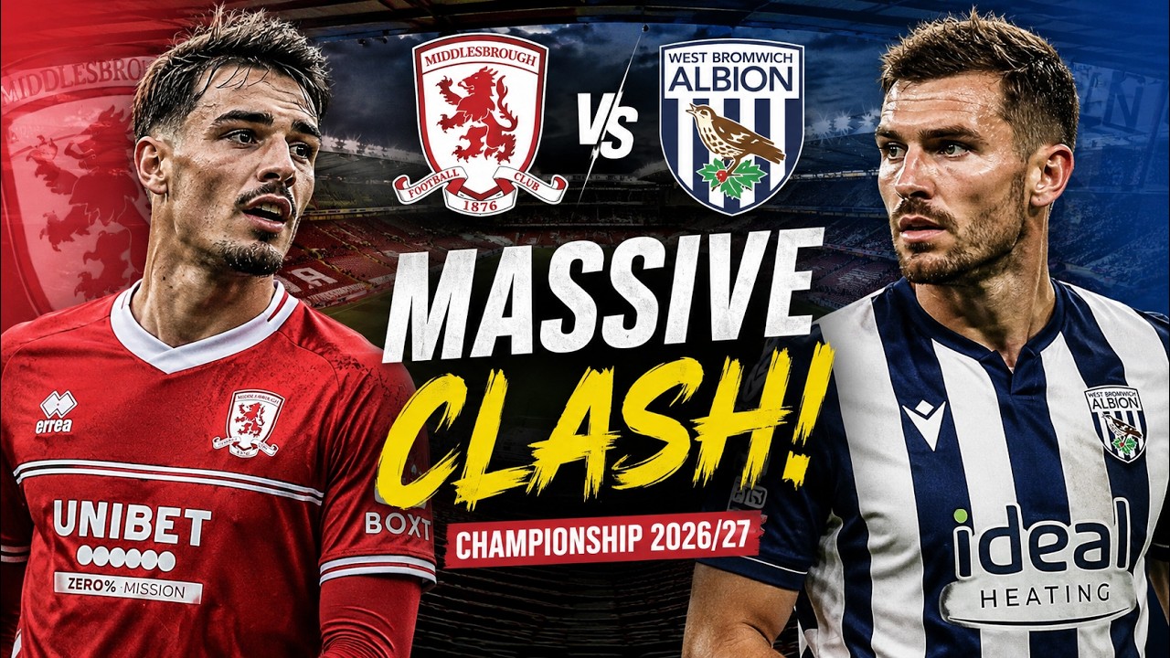 MIDDLESBROUGH vs WEST BROM: BIG SHOCK INCOMING?! 🔥 Championship Match Preview & Prediction