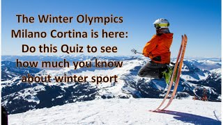 The ultimate Winter Olympics Trivia: Can you get 20/20?