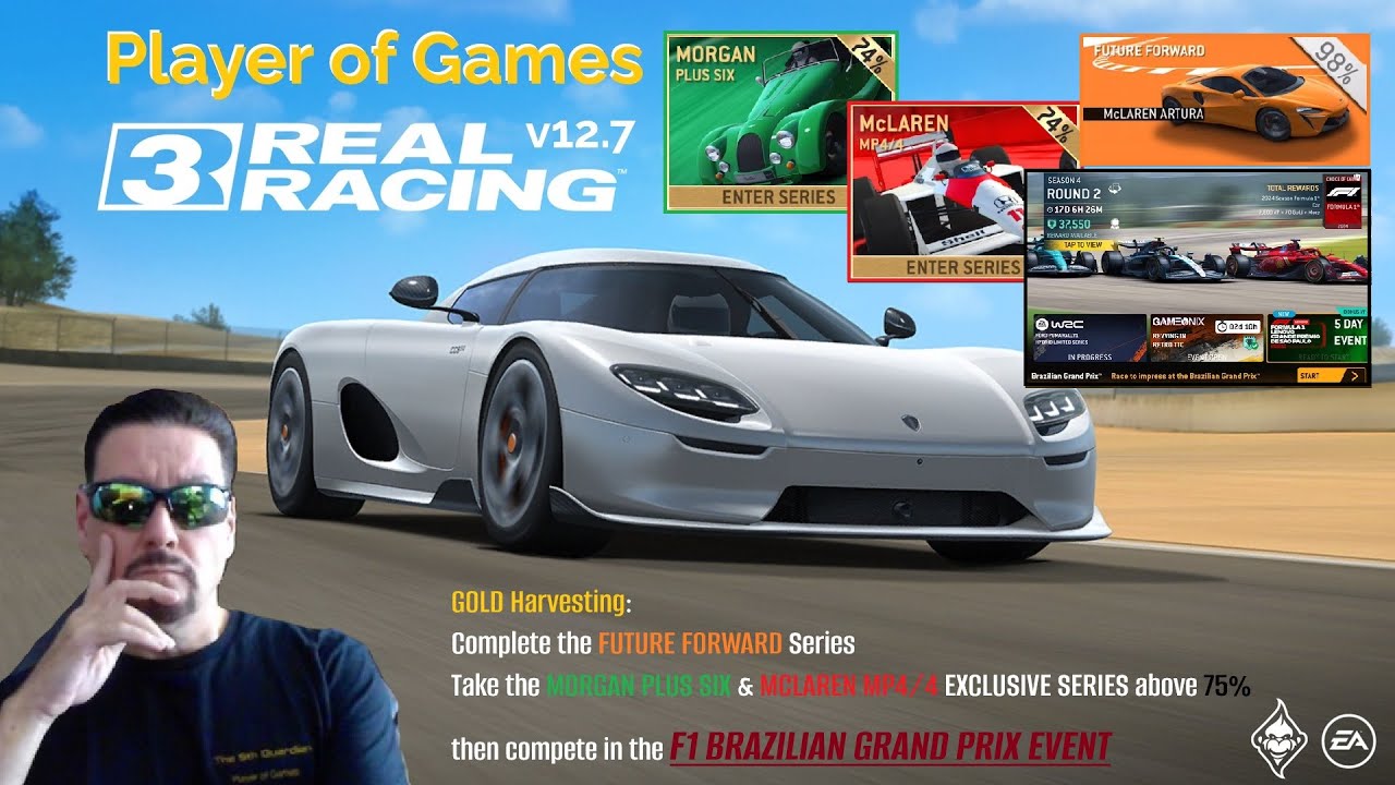 Player of Games: Real Racing 3 Update 12.7: GOLD HARVESTING then THE F1 ...
