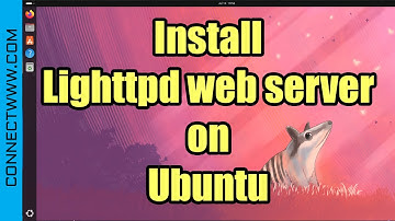 How to install Lighttpd web server on Ubuntu