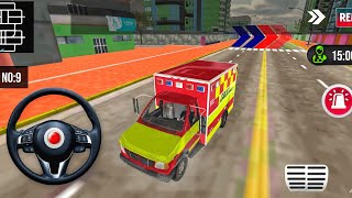 911 Emergency Police Ambulance Rescue Game - Real City Ambulance Van 2023 - Android Gameplay screenshot 5