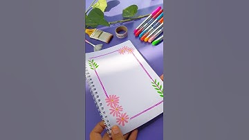 Assignment front page design || border design