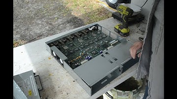 Teardown and scrapout of a Brocade Fastiron Edge 12GCF to recover gold and precious metals