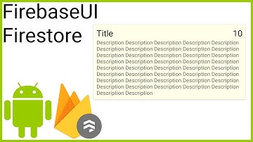 FirebaseUI Firestore RecyclerView Part 2 - LAYOUTS  & MODEL CLASS - Android Studio Tutorial