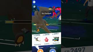 Shiny ✨ Charizard 🔥 Lickilicky 🔥 Guzzlord 💥 || @pokemongo #shorts #battle #pvpteam