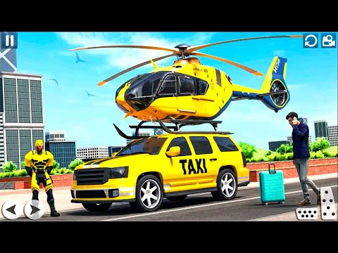 Real taxi simulator where you pick & drop passengers in town as City Taxi Games ois