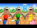 Mario Party 9 MiniGames - Mario Vs Luigi Vs Peach Vs Yoshi (Master Cpu)