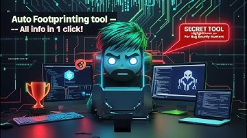Auto Footprinting Tool for Hackers 🧠 | One Click Recon for Bug Bounty!