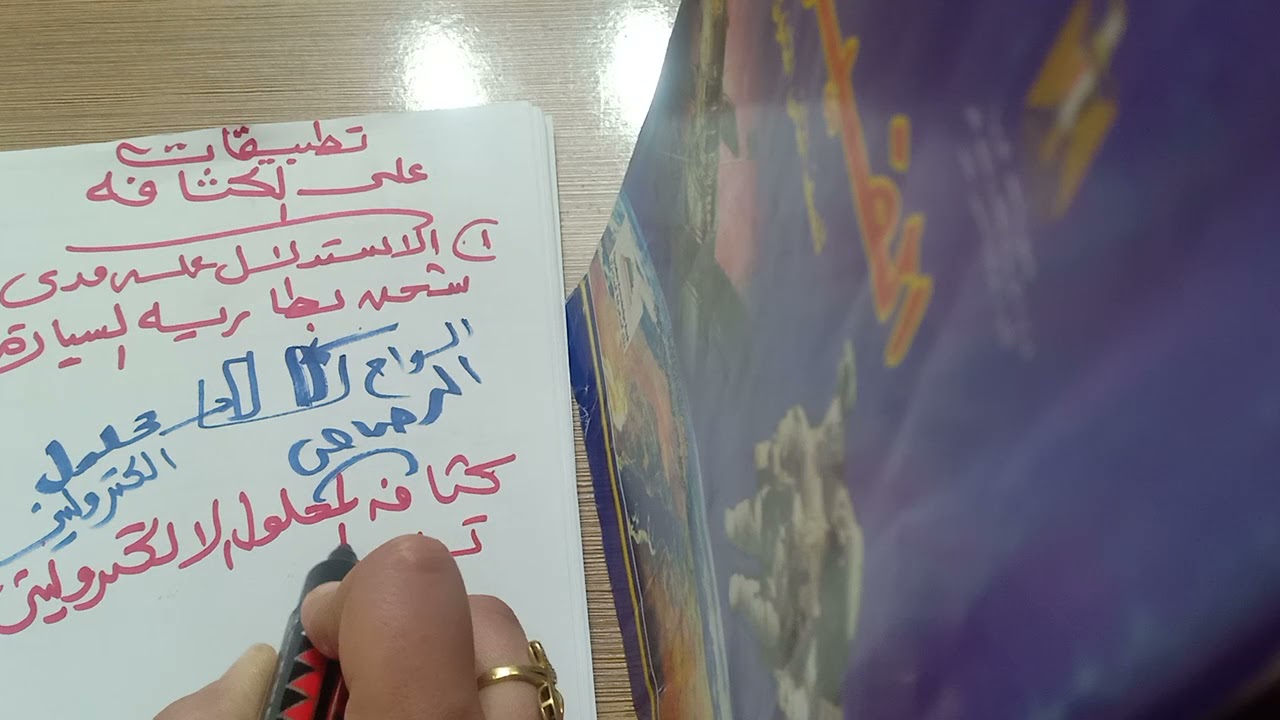 خواص الموائع الساكنه (الكثافه) ج٥ فيزياء الصف الثاني الثانوي أ / إيمان المهدي