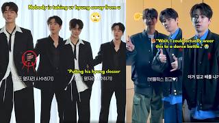 Junyoung didn’t say anything, he just made eye contact with his Kangie hyung & LOOK at him smiling😭