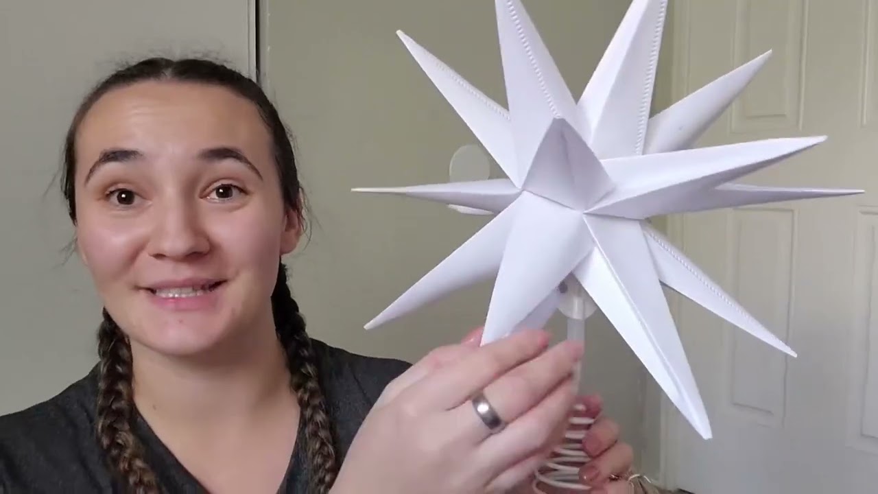 Lighted Moravian Star - Christmas Tree Topper🤩