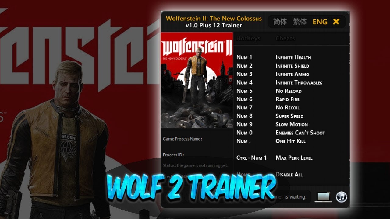 New colossus трейнер. Wolfenstein трейнер. Wolfenstein 2 the New Colossus трейнер. Читы на Wolfenstein. Wolfenstein the New order коды.