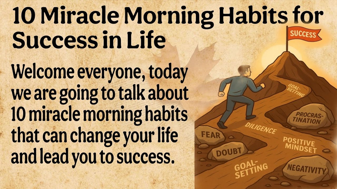 10 Miracle Morning Habits for Success in Life 🌅 | Change Your Life