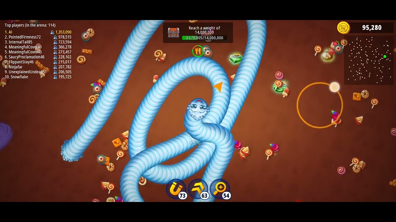 Warm Zone.io Snow Flake Snake #trending #subscribe - YouTube