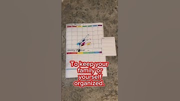 Stay Organized with Magnetic Dry-Erase Calendar Set #organizationhacks