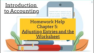 Chapter 5 Homework Help: Adjusting entries and the worksheet