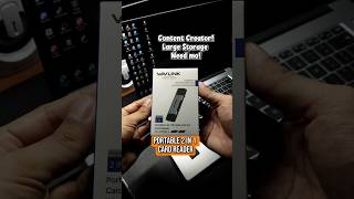 Wavlink 2 in 1 Card Reader for SD/TF Card via USB C or A #cardreader #wavlink #techreview #gadgets
