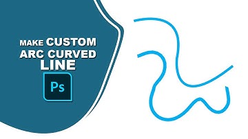 How to make custom  arc curved  line in photoshop