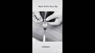 Fix Your Zip At Home D.i.y Lifehack