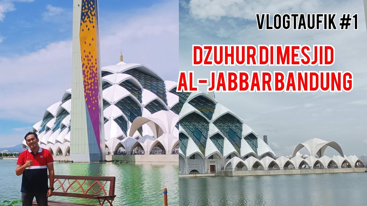 Dzuhur di Mesjid Al-Jabar Bandung