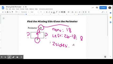 Missing Side Perimeter - Video