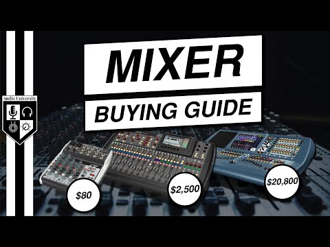 Audio Mixer Buying Guide | A Checklist Before You Buy!