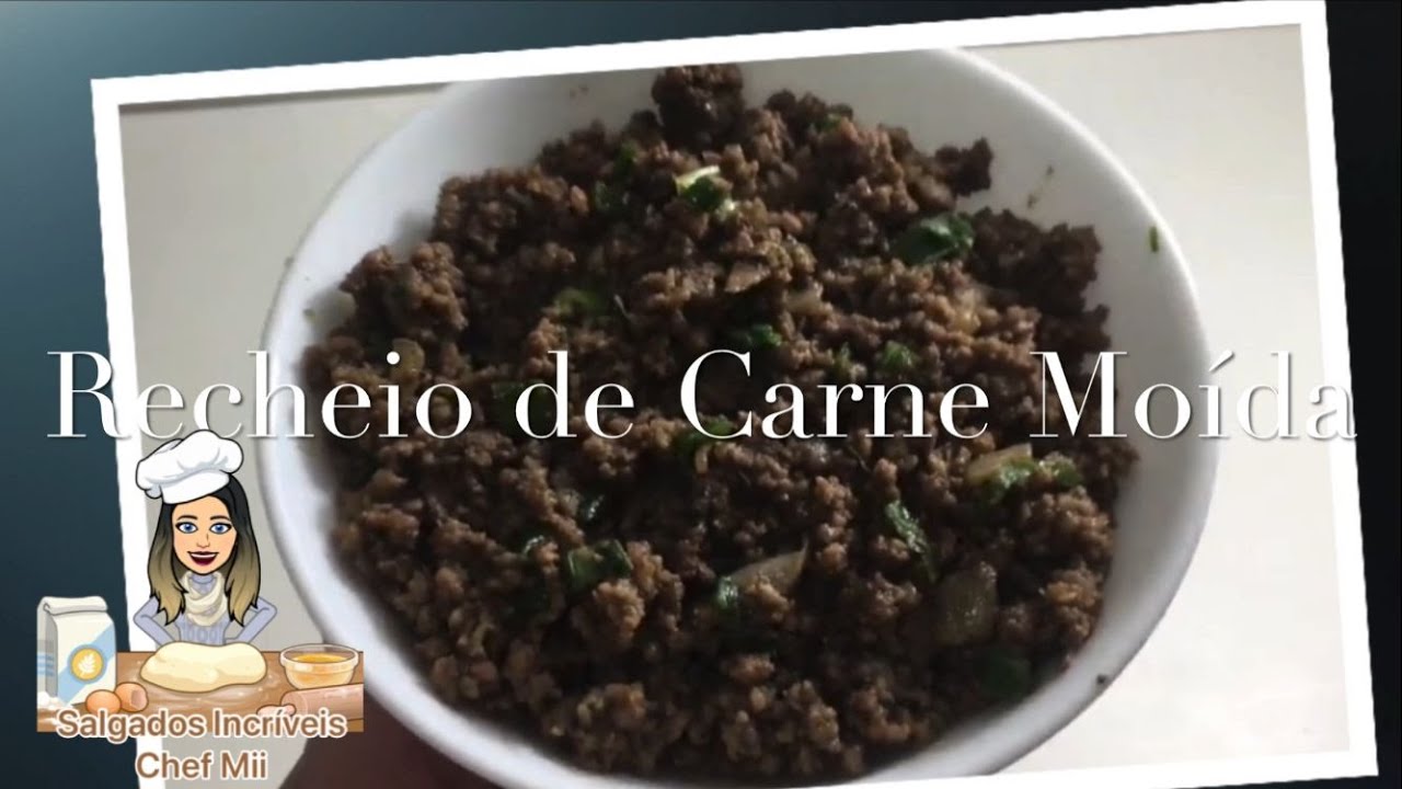 Recheio de Carne Moída | Simples e Rápido de Fazer - Fica Delicioso